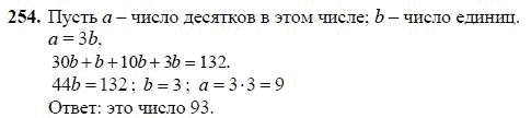 Ответ к задаче № 254 - Ш.А Алимов, гдз по алгебре 7 класс