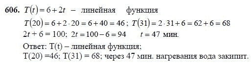 Ответ к задаче № 606 - Ш.А Алимов, гдз по алгебре 7 класс