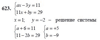 Ответ к задаче № 623 - Ш.А Алимов, гдз по алгебре 7 класс