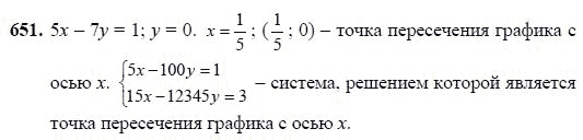 Ответ к задаче № 651 - Ш.А Алимов, гдз по алгебре 7 класс