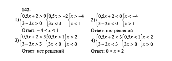 Ответ к задаче № 142 - Ш.А. Алимов, гдз по алгебре 8 класс