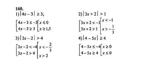 Ответ к задаче № 160 - Ш.А. Алимов, гдз по алгебре 8 класс