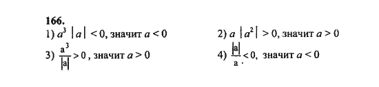 Ответ к задаче № 166 - Ш.А. Алимов, гдз по алгебре 8 класс