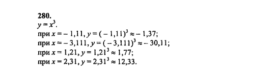 Ответ к задаче № 280 - Ш.А. Алимов, гдз по алгебре 8 класс