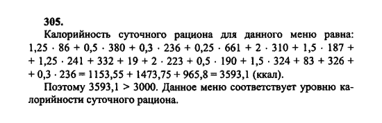 Ответ к задаче № 305 - Ш.А. Алимов, гдз по алгебре 8 класс