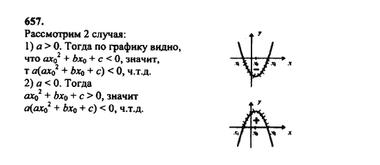 Ответ к задаче № 657 - Ш.А. Алимов, гдз по алгебре 8 класс