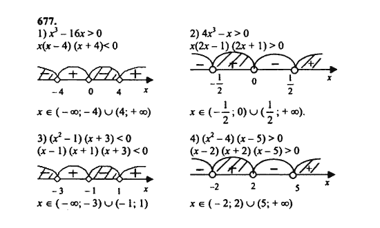 Ответ к задаче № 677 - Ш.А. Алимов, гдз по алгебре 8 класс