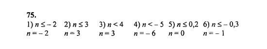Ответ к задаче № 75 - Ш.А. Алимов, гдз по алгебре 8 класс