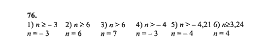 Ответ к задаче № 76 - Ш.А. Алимов, гдз по алгебре 8 класс