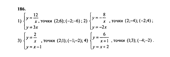 Ответ к задаче № 186 - Ш.А. Алимов, гдз по алгебре 9 класс