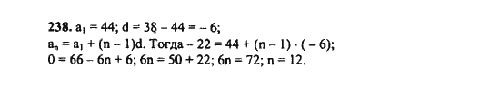 Ответ к задаче № 238 - Ш.А. Алимов, гдз по алгебре 9 класс