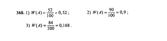 Ответ к задаче № 368 - Ш.А. Алимов, гдз по алгебре 9 класс