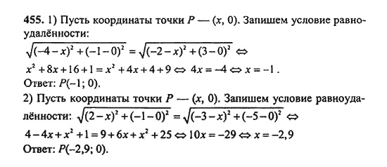 Ответ к задаче № 455 - Ш.А. Алимов, гдз по алгебре 9 класс Ответ к задаче № 455 - Ш.А. Алимов, гдз по алгебре 9 класс