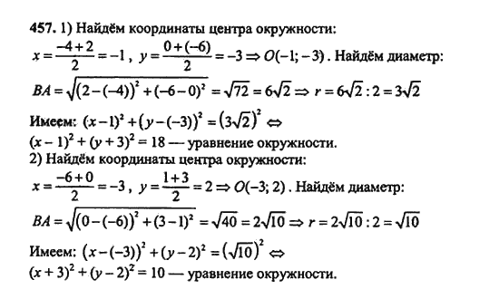 Ответ к задаче № 457 - Ш.А. Алимов, гдз по алгебре 9 класс Ответ к задаче № 457 - Ш.А. Алимов, гдз по алгебре 9 класс