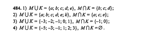 Ответ к задаче № 484 - Ш.А. Алимов, гдз по алгебре 9 класс