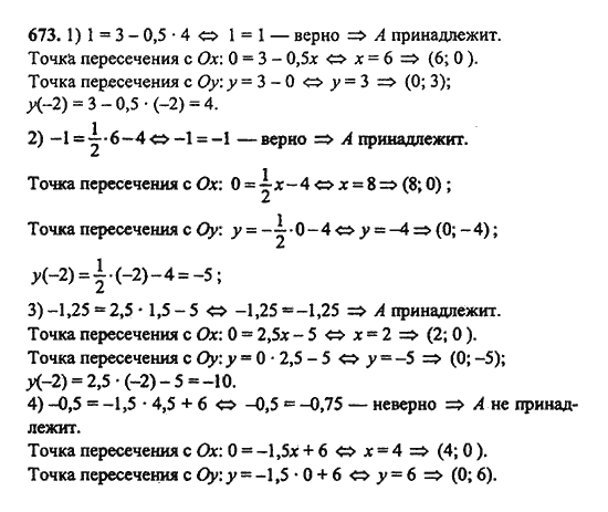 Ответ к задаче № 673 - Ш.А. Алимов, гдз по алгебре 9 класс