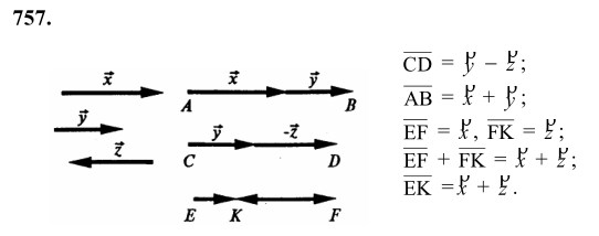 Ответ к задаче № 757 - Л.С.Атанасян, гдз по геометрии 8 класс