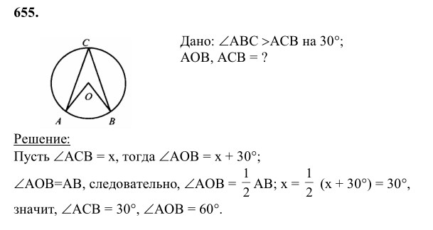 Ответ к задаче № 655 - Л.С.Атанасян, гдз по геометрии 8 класс
