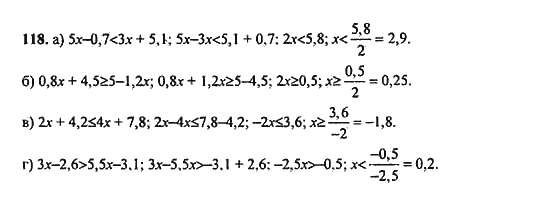 Ответ к задаче № 118 - Ю.Н. Макарычев, гдз по алгебре 9 класс