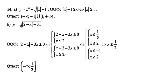 Ответ к задаче № 14 - Ю.Н. Макарычев, гдз по алгебре 9 класс