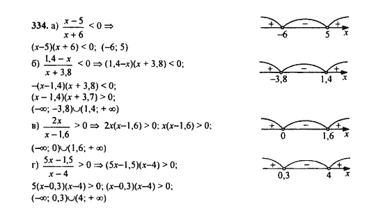 Ответ к задаче № 334 - Ю.Н. Макарычев, гдз по алгебре 9 класс