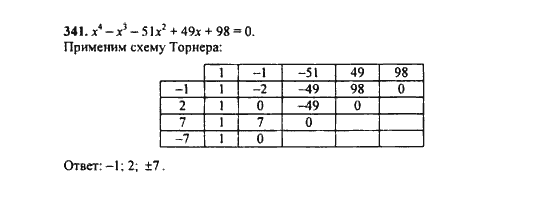 Ответ к задаче № 341 - Ю.Н. Макарычев, гдз по алгебре 9 класс