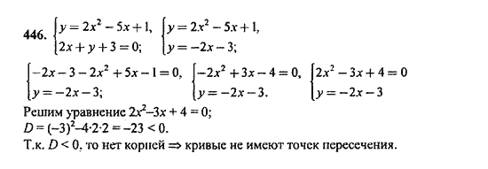 Ответ к задаче № 446 - Ю.Н. Макарычев, гдз по алгебре 9 класс Ответ к задаче № 446 - Ю.Н. Макарычев, гдз по алгебре 9 класс