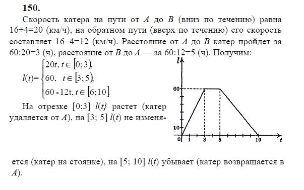 Ответ к задаче № 150 - Ю.Н. Макарычев, гдз по алгебре 9 класс