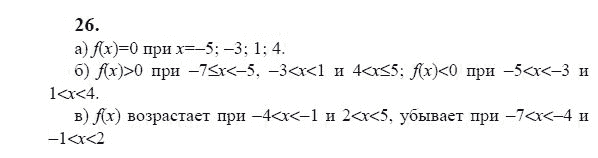 Ответ к задаче № 26 - Ю.Н. Макарычев, гдз по алгебре 9 класс