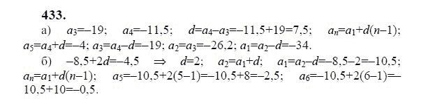 Ответ к задаче № 433 - Ю.Н. Макарычев, гдз по алгебре 9 класс