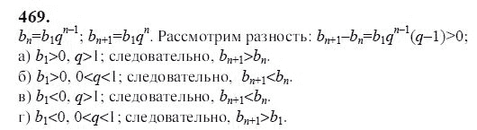 Ответ к задаче № 469 - Ю.Н. Макарычев, гдз по алгебре 9 класс