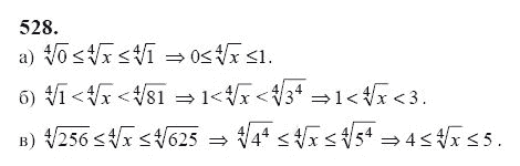 Ответ к задаче № 528 - Ю.Н. Макарычев, гдз по алгебре 9 класс