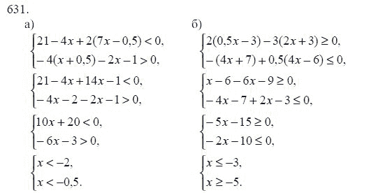 Ответ к задаче № 631 - Ю.Н. Макарычев, гдз по алгебре 9 класс