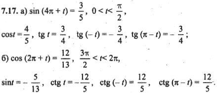 Ответ к задаче № 7.17 - Алгебра и начала анализа Мордкович. Задачник, гдз по алгебре 10 класс