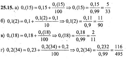 Ответ к задаче № 25.15 - Алгебра и начала анализа Мордкович. Задачник, гдз по алгебре 10 класс