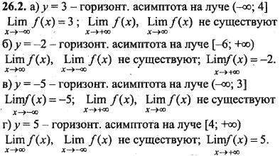 Ответ к задаче № 26.2 - Алгебра и начала анализа Мордкович. Задачник, гдз по алгебре 10 класс