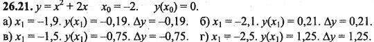 Ответ к задаче № 26.21 - Алгебра и начала анализа Мордкович. Задачник, гдз по алгебре 10 класс