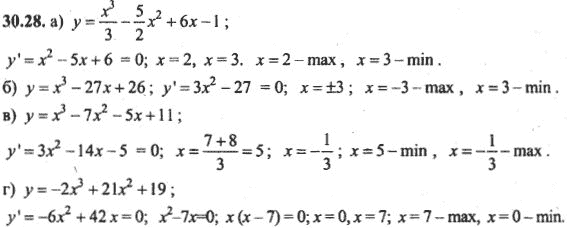 Ответ к задаче № 30.28 - Алгебра и начала анализа Мордкович. Задачник, гдз по алгебре 10 класс