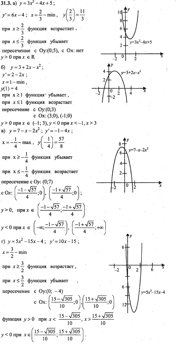 Ответ к задаче № 31.3 - Алгебра и начала анализа Мордкович. Задачник, гдз по алгебре 10 класс Ответ к задаче № 31.3 - Алгебра и начала анализа Мордкович. Задачник, гдз по алгебре 10 класс