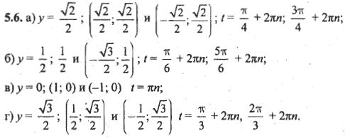 Ответ к задаче № 5.6 - Алгебра и начала анализа Мордкович. Задачник, гдз по алгебре 10 класс