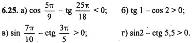 Ответ к задаче № 6.25 - Алгебра и начала анализа Мордкович. Задачник, гдз по алгебре 10 класс