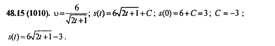Ответ к задаче № 48.15(1010) - Алгебра и начала анализа Мордкович. Задачник, гдз по алгебре 11 класс