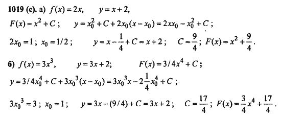 Ответ к задаче № 1019(с) - Алгебра и начала анализа Мордкович. Задачник, гдз по алгебре 11 класс