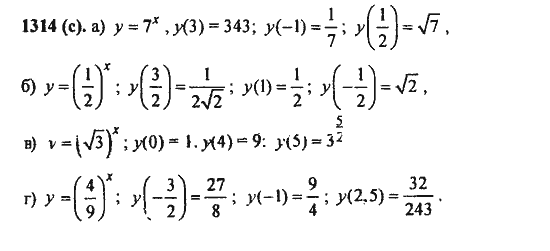 Ответ к задаче № 1314(с) - Алгебра и начала анализа Мордкович. Задачник, гдз по алгебре 11 класс