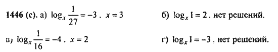 Ответ к задаче № 1446(с) - Алгебра и начала анализа Мордкович. Задачник, гдз по алгебре 11 класс
