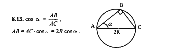 Ответ к задаче № 8.13 - Алгебра и начала анализа Мордкович. Задачник, гдз по алгебре 11 класс