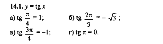 Ответ к задаче № 14.1 - Алгебра и начала анализа Мордкович. Задачник, гдз по алгебре 11 класс