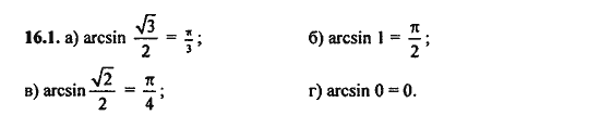 Ответ к задаче № 16.1 - Алгебра и начала анализа Мордкович. Задачник, гдз по алгебре 11 класс