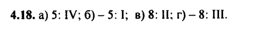 Ответ к задаче № 4.18 - Алгебра и начала анализа Мордкович. Задачник, гдз по алгебре 11 класс
