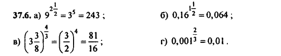 Ответ к задаче № 37.6 - Алгебра и начала анализа Мордкович. Задачник, гдз по алгебре 11 класс
